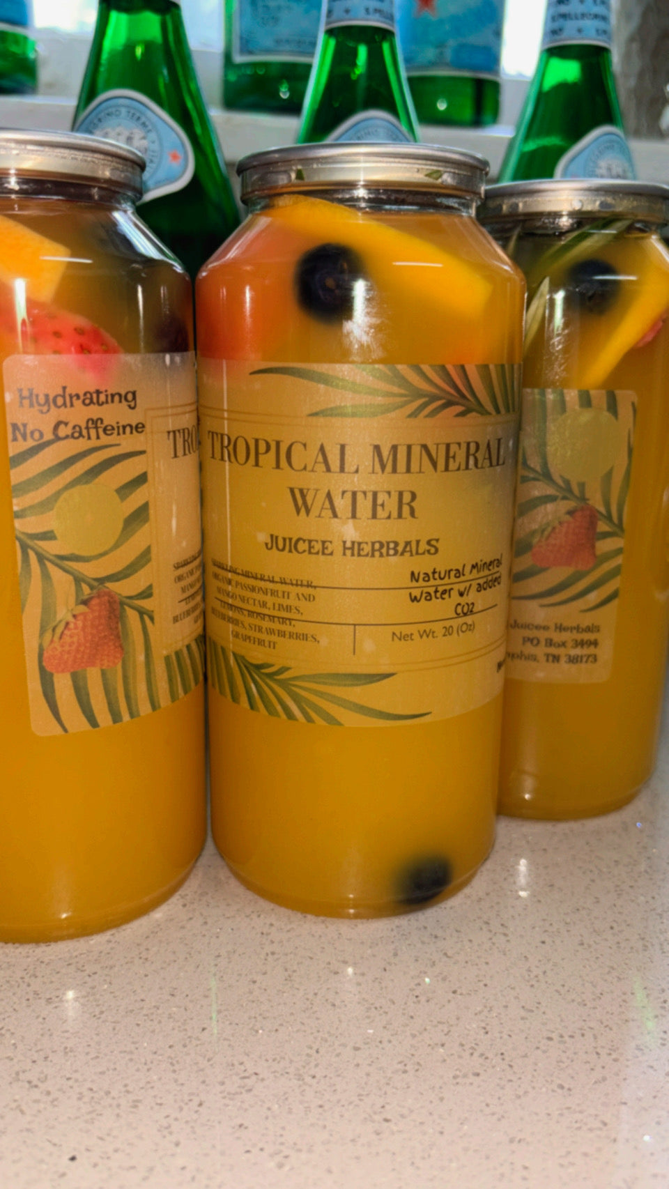 Herbal Mineral Water - 16 oz