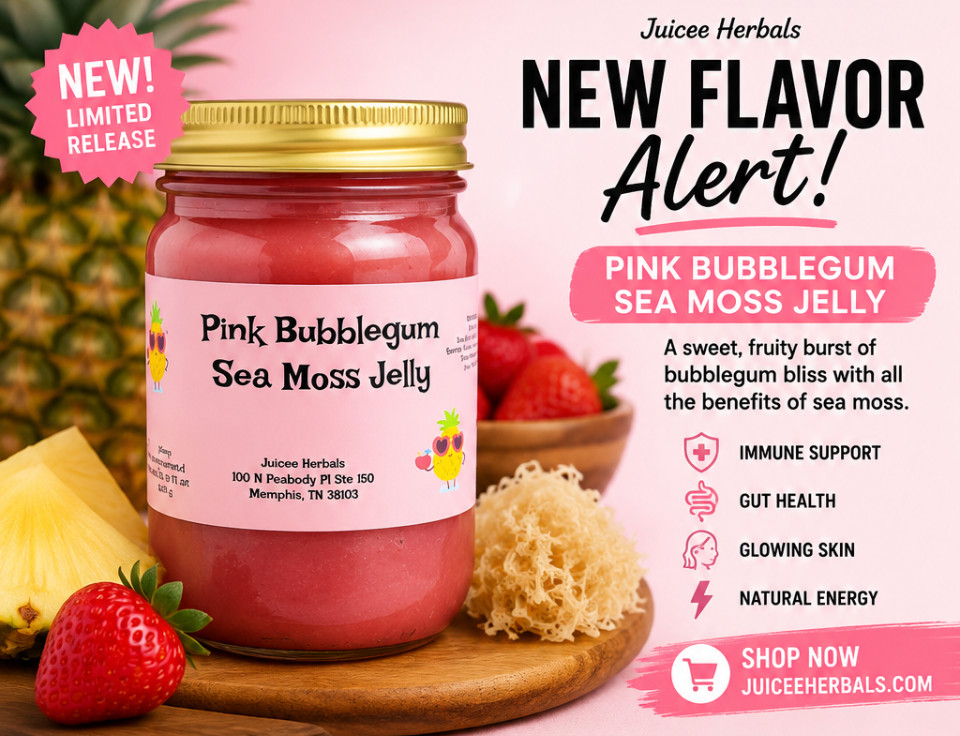Pink Bubblegum Sea Moss Jelly