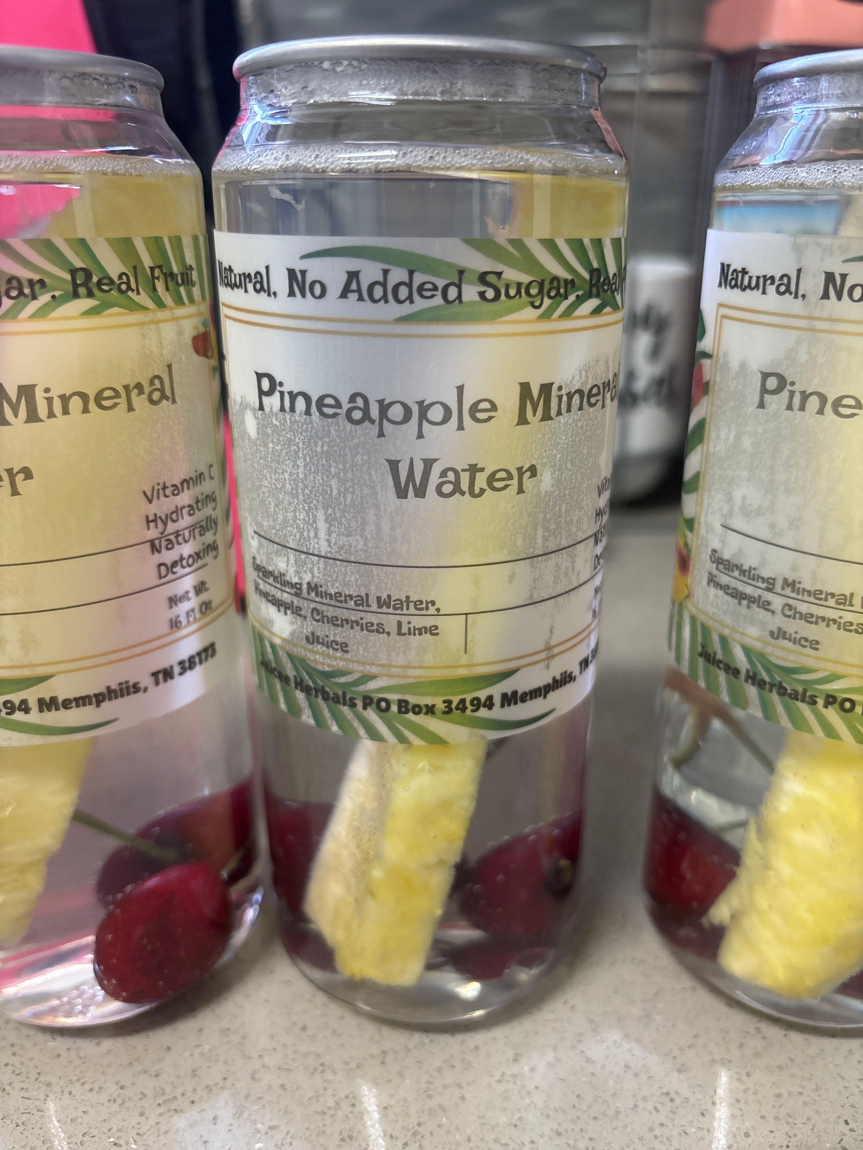 Herbal Mineral Water - 16 oz